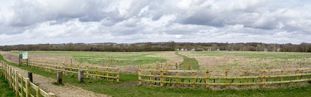 Views over Stanton Low Park and Linford Lakes Nature Reserve