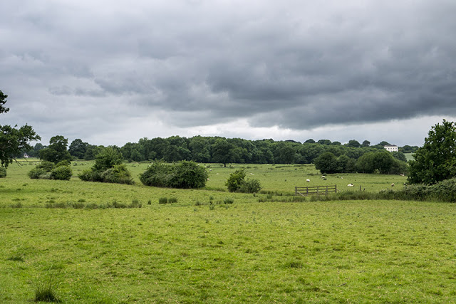 Grey and Overcast - Views over Buckinghamshire to Whaddon Hall