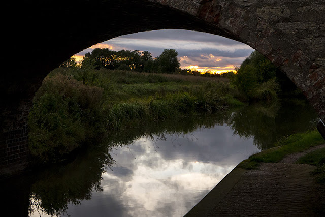 Sunset under the arches