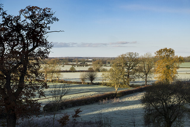 I'm a Celebrity...Got Me Out Here - Frosty weather over the Ouse Valley